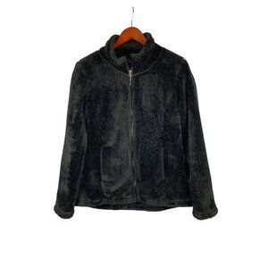 32 Degrees Womens Faux Fur Zip Jacket M